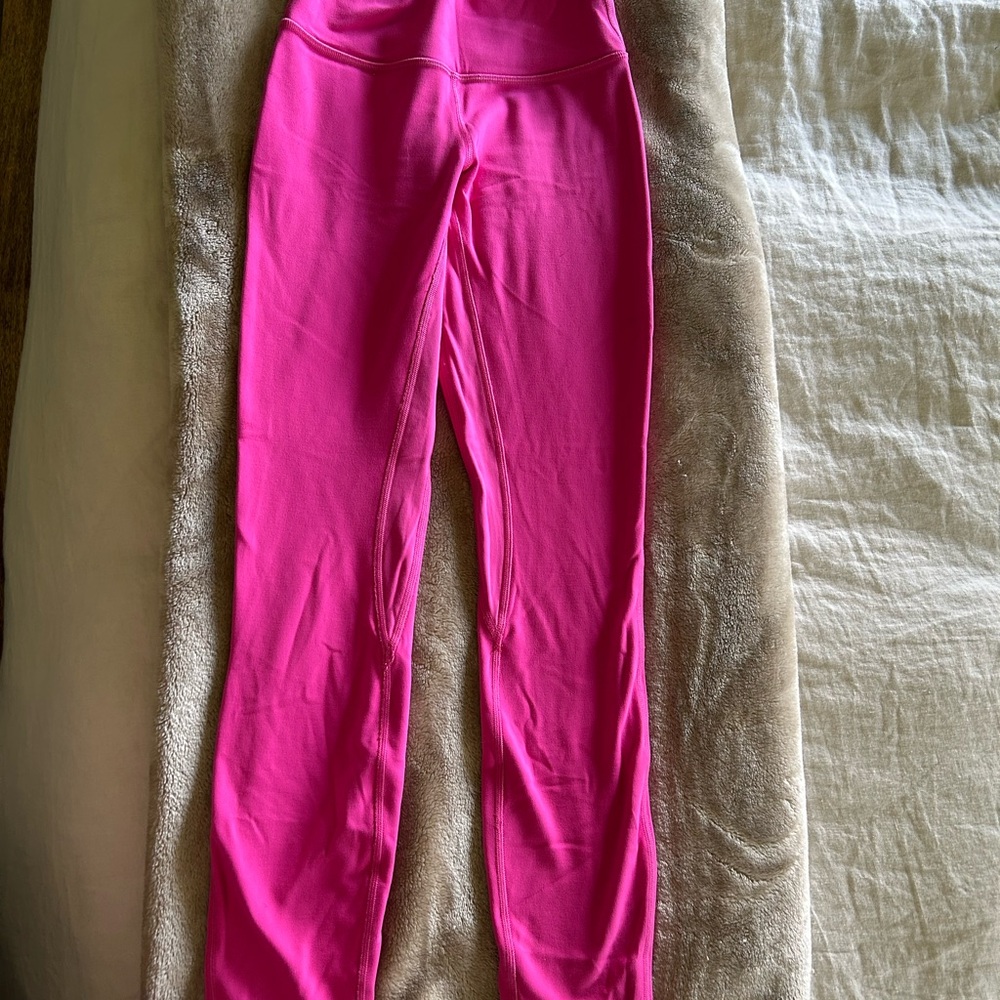 Sonic pink lululemon leggings